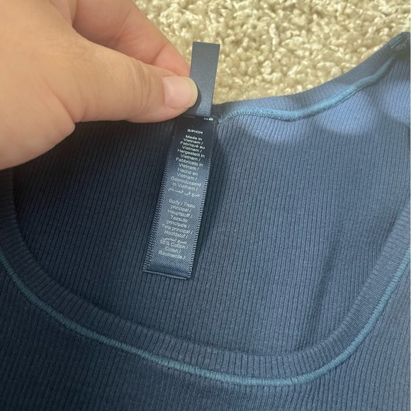 Skims Ribbed Tank Navy Ribbed Tank - Picture 4 of 5